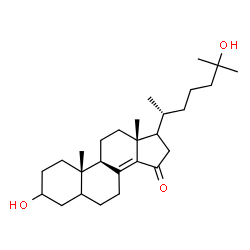 ChemSpider 2D Image | (17xi)-3,25-Dihydroxycholest-8(14)-en-15-one | C27H44O3