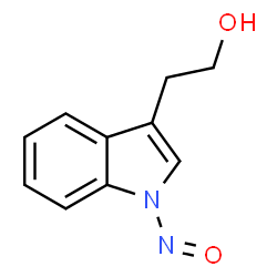 ChemSpider 2D Image | 2-(1-Nitroso-1H-indol-3-yl)ethanol | C10H10N2O2