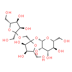 ChemSpider 2D Image | alpha-D-Psicofuranosyl-(2->1)-alpha-D-psicofuranosyl beta-D-mannopyranoside | C18H32O16