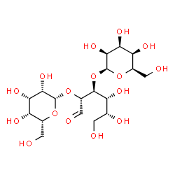 ChemSpider 2D Image | beta-D-Talopyranosyl-(1->2)-[beta-D-talopyranosyl-(1->3)]-D-glucose | C18H32O16