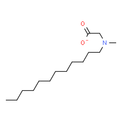 ChemSpider 2D Image | [Dodecyl(methyl)amino]acetate | C15H30NO2