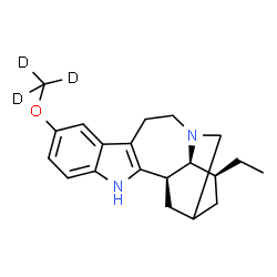 ChemSpider 2D Image | 12-[(~2~H_3_)Methyloxy]ibogamine | C20H23D3N2O