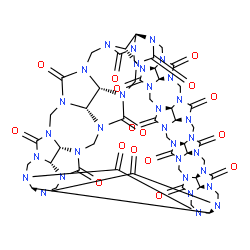 ChemSpider 2D Image | CSID:114393097 | C48H48N32O16