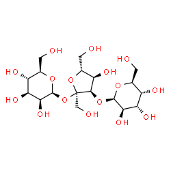 ChemSpider 2D Image | beta-L-Altropyranosyl-(1->3)-alpha-D-psicofuranosyl beta-D-mannopyranoside | C18H32O16