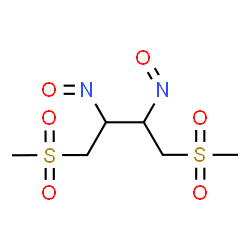 ChemSpider 2D Image | 1,4-Bis(methylsulfonyl)-2,3-dinitrosobutane | C6H12N2O6S2