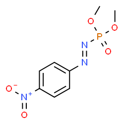 ChemSpider 2D Image | Dimethyl [(E)-(4-nitrophenyl)diazenyl]phosphonate | C8H10N3O5P