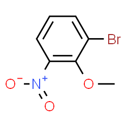 ChemSpider 2D Image | 1-Bromo-2-methoxy-3-nitrobenzene | C7H6BrNO3