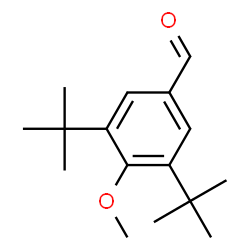 ChemSpider 2D Image | 3,5-di-tert-butyl-4-methoxybenzaldehyde | C16H24O2