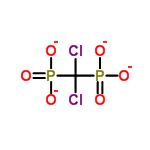 InChI=1/CH4Cl2O6P2/c2-1(3,10(4,5)6)11(7,8)9/h(H2,4,5,6)(H2,7,8,9)/p-4