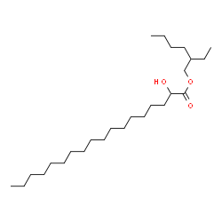 ChemSpider 2D Image | 2-Ethylhexyl 2-hydroxyoctadecanoate | C26H52O3