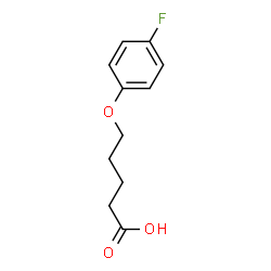 ChemSpider 2D Image | 5-(4-Fluorophenoxy)pentanoic acid | C11H13FO3