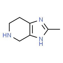 ChemSpider 2D Image | 2-Methyl-4,5,6,7-tetrahydro-1H-imidazo[4,5-c]pyridine | C7H11N3