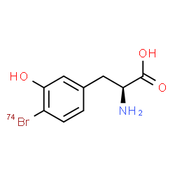 ChemSpider 2D Image | 4-(~74~Br)Bromo-3-hydroxy-L-phenylalanine | C9H1074BrNO3