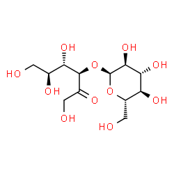 ChemSpider 2D Image | 3-O-alpha-L-Glucopyranosyl-L-fructose | C12H22O11