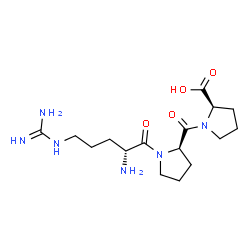 ChemSpider 2D Image | D-Arginyl-D-prolyl-D-proline | C16H28N6O4