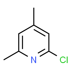 ChemSpider 2D Image | 2-Chloro-4,6-dimethylpyridine | C7H8ClN