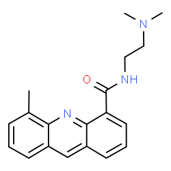 ChemSpider 2D Image | N-[2-(Dimethylamino)ethyl]-5-methyl-4-acridinecarboxamide | C19H21N3O