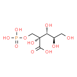 ChemSpider 2D Image | 2-Carboxy-D-arabitinol 1-phosphate | C6H13O10P