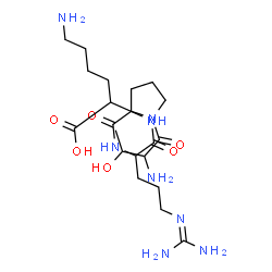 ChemSpider 2D Image | Thr-pro-arg-lys | C21H40N8O6