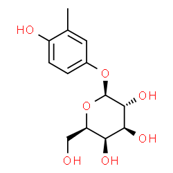 ChemSpider 2D Image | 4-Hydroxy-3-methylphenyl beta-D-galactopyranoside | C13H18O7
