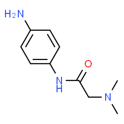 ChemSpider 2D Image | N-(4-aminophenyl)-2-(dimethylamino)acetamide | C10H15N3O