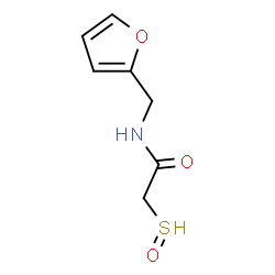 ChemSpider 2D Image | N-(2-furylmethyl)-2-(oxo-$l^{3}-sulfanyl)acetamide | C7H8NO3S