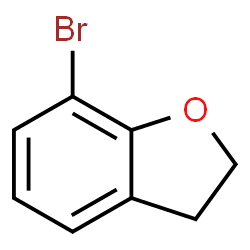 ChemSpider 2D Image | 7-Bromo-2,3-dihydro-benzofuran | C8H7BrO