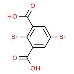 ChemSpider 2D Image | 2,5-Dibromoisophthalic acid | C8H4Br2O4