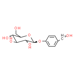 ChemSpider 2D Image | 4-(Hydroxymethyl)phenyl beta-D-threo-hexopyranoside | C13H18O7
