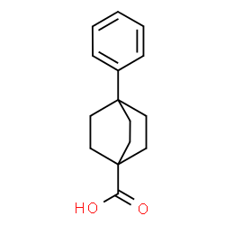ChemSpider 2D Image | 4-Phenylbicyclo[2.2.2]octane-1-carboxylic acid | C15H18O2