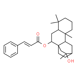 ChemSpider 2D Image | 16-Hydroxyatisan-7-yl (2E)-3-phenylacrylate | C29H40O3