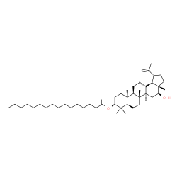 ChemSpider 2D Image | (3beta,16beta)-16-Hydroxylup-20(29)-en-3-yl palmitate | C46H80O3