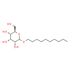 ChemSpider 2D Image | Decyl D-allopyranoside | C16H32O6