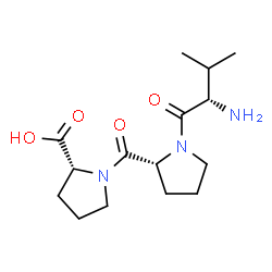 ChemSpider 2D Image | L-Valyl-D-prolyl-D-proline | C15H25N3O4