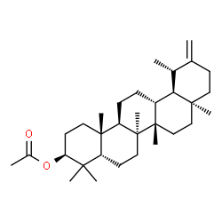 ChemSpider 2D Image | (3beta,5beta,8alpha,14beta,17alpha,18alpha,19alpha)-Urs-20(30)-en-3-yl acetate | C32H52O2