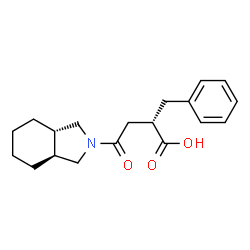 ChemSpider 2D Image | (2S)-2-Benzyl-4-[(3aS,7aS)-octahydro-2H-isoindol-2-yl]-4-oxobutanoic acid | C19H25NO3