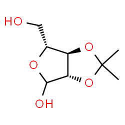 ChemSpider 2D Image | 2,3-O-Isopropylidene-D-arabinofuranose | C8H14O5