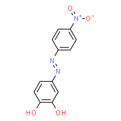 ChemSpider 2D Image | 4-(4-Nitrophenylazo)catechol | C12H9N3O4