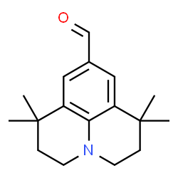 ChemSpider 2D Image | 1,1,7,7-tetramethyl-9-formyljulolidine | C17H23NO