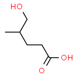 ChemSpider 2D Image | 4-methyl-5-hydroxyvaleric acid | C6H12O3