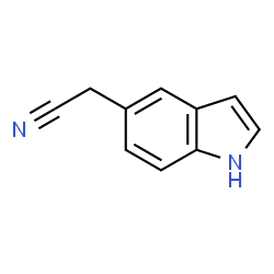 ChemSpider 2D Image | 1H-Indol-5-ylacetonitrile | C10H8N2