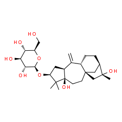 ChemSpider 2D Image | (3beta)-5,16-Dihydroxygrayanotox-10-en-3-yl beta-D-glucopyranoside | C26H42O8