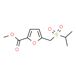 ChemSpider 2D Image | Methyl 5-[(isopropylsulfonyl)methyl]-2-furoate | C10H14O5S