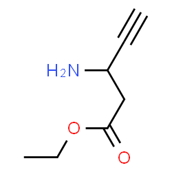 ChemSpider 2D Image | Ethyl 3-amino-4-pentynoate | C7H11NO2