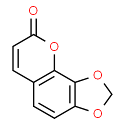 ChemSpider 2D Image | 8H-[1,3]Dioxolo[4,5-h]chromen-8-one | C10H6O4