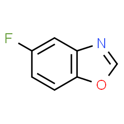 ChemSpider 2D Image | 5-Fluorobenzoxazole | C7H4FNO