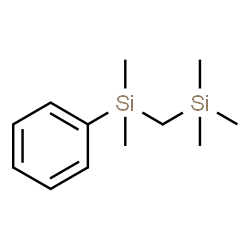 ChemSpider 2D Image | {[Dimethyl(phenyl)silyl]methyl}(trimethyl)silane | C12H22Si2