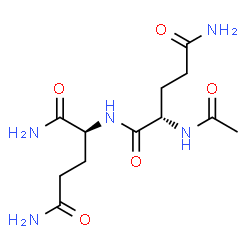 ChemSpider 2D Image | N~2~-Acetyl-L-glutaminyl-L-glutamamide | C12H21N5O5