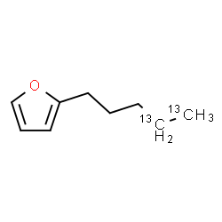 ChemSpider 2D Image | 2-[(4,5-~13~C_2_)Pentyl]furan | C713C2H14O