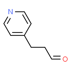 ChemSpider 2D Image | 3-(4-Pyridinyl)propanal | C8H9NO